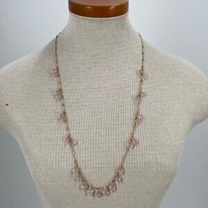 Maya Brenner pink and gold necklace